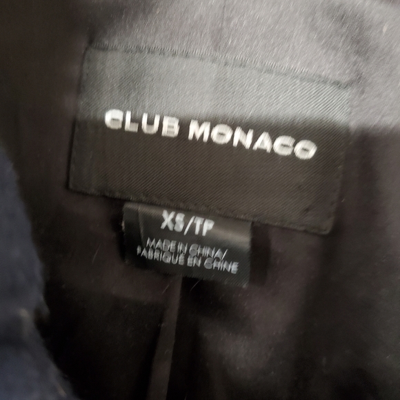 Club Monaco Navy Josette Wool Peacoat XS - Picture 5 of 12